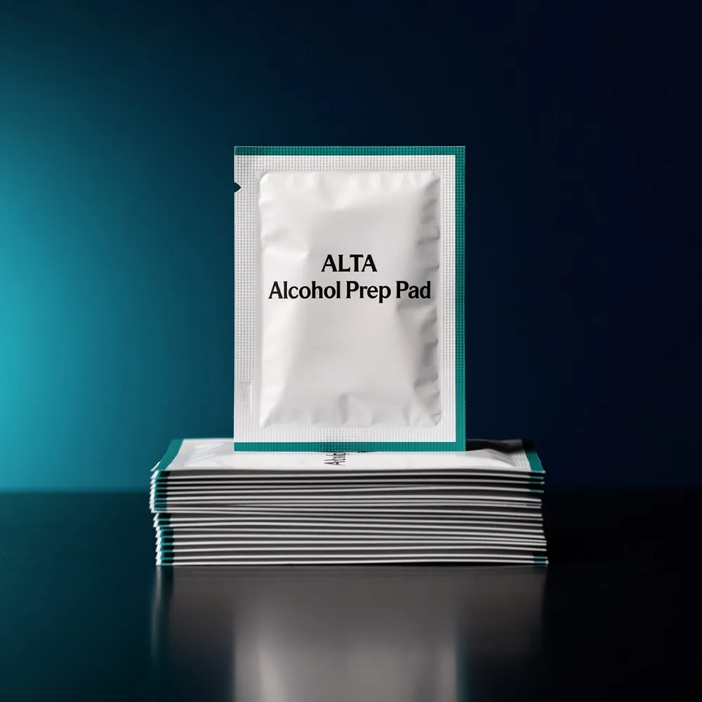 Alcohol Prep Swabs research peptide vial