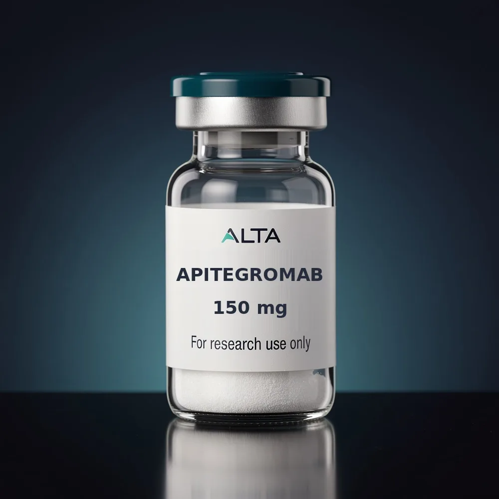 Apitegromab research antibody vial