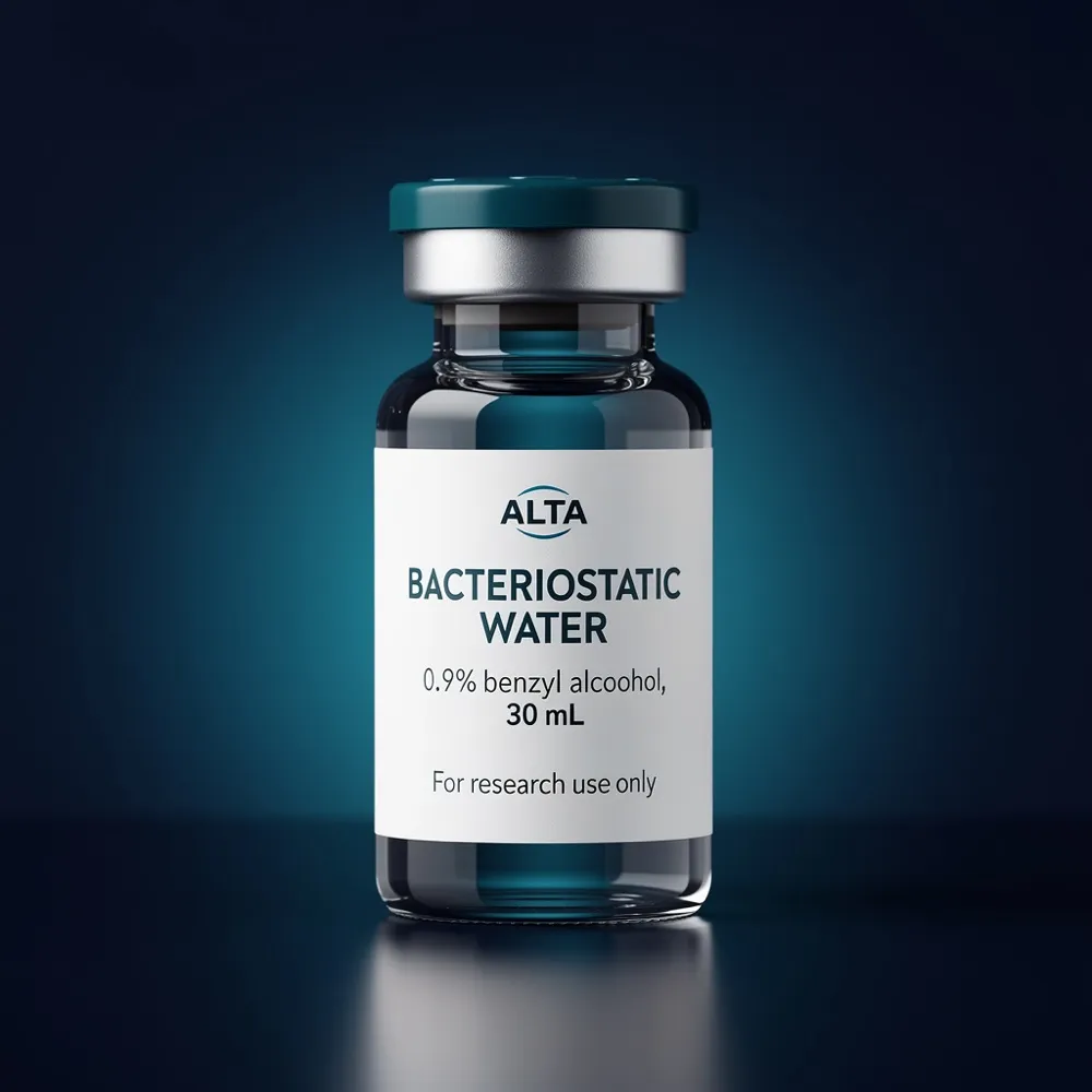Bacteriostatic Water research peptide vial