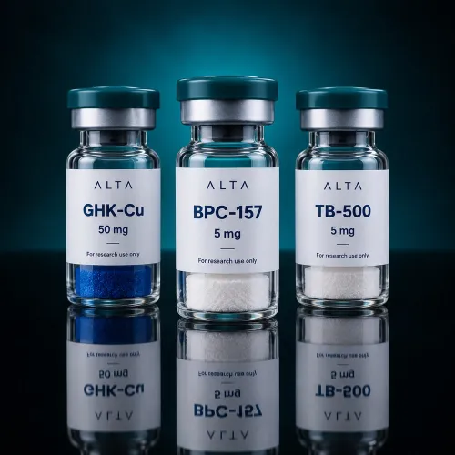 GLOW Stack research peptide vial